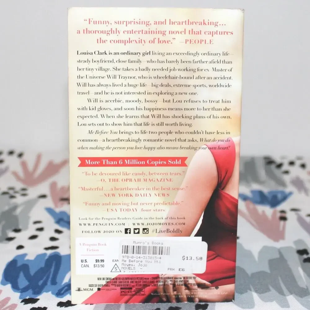 Book: Me Before You by Jojo Moyes